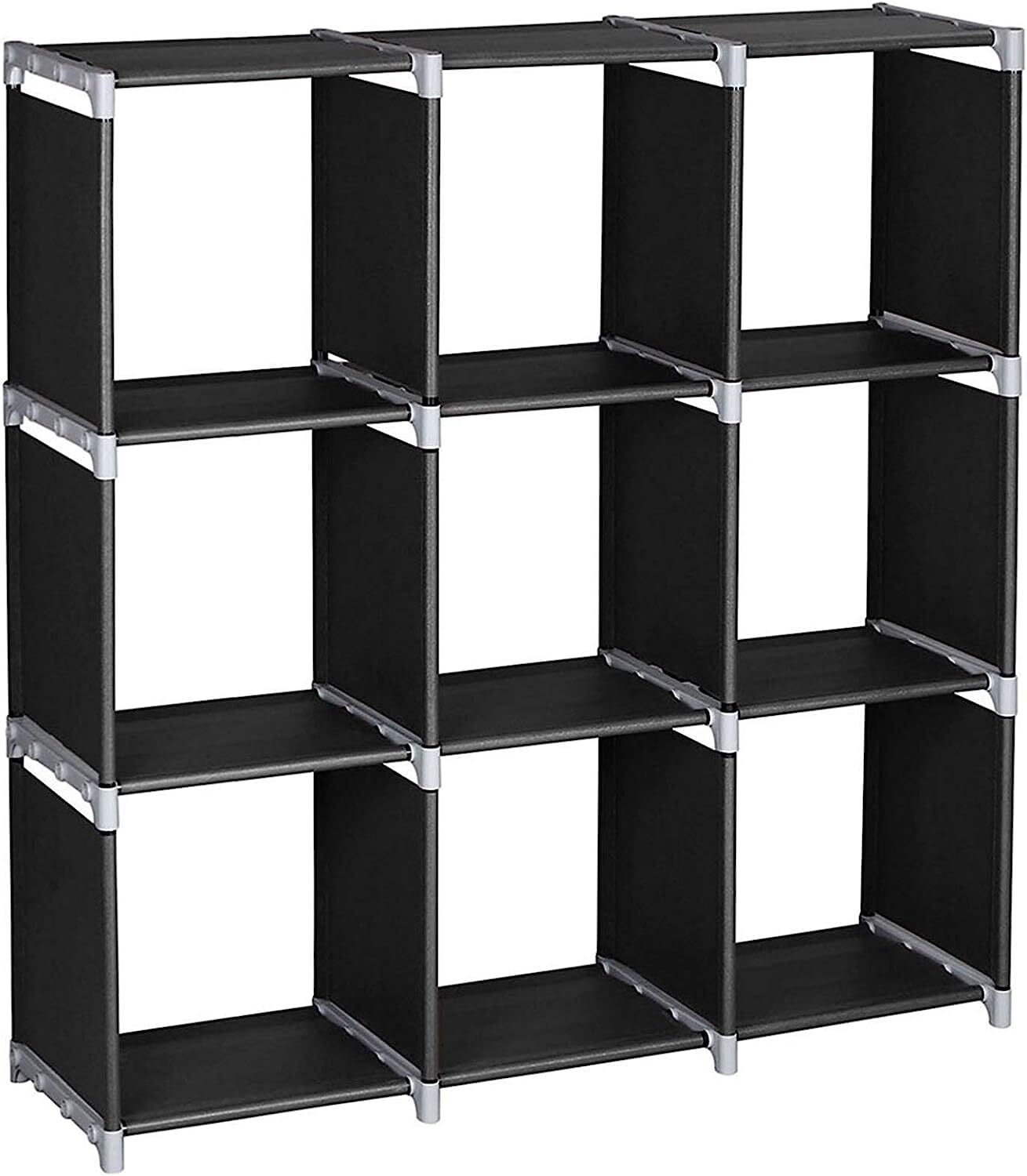 Bookshelf, Assembled Storage Rack, Bedroom Living Room Vertical Cabinet Bookshelf, 9-Grid Multi-Functional Storage Equipment