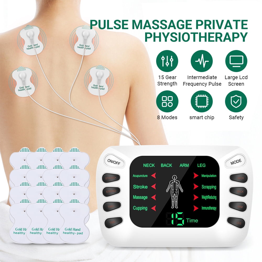 Feoflen Electrical Muscle Relax Stimulator Massager, Therapy Machine Pain Relief Massager, Multifunctional Physiotherapy Massager