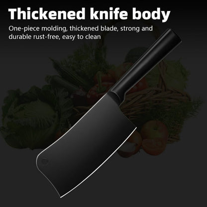 Chef Knife Set - Stainless Steel Kitchen Knife Set - 4 Pcs, Black