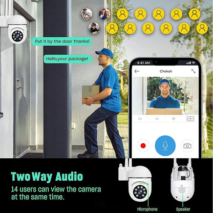 Kepeak Wifi Surveillance Camera, IR Night Vision, Motion Detection, Home Security Camera,2Pack