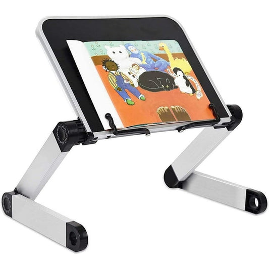 Book Stand Multi-Functional Adjustable Laptop Stand Ergonomic Multi Heights Angles Adjustable Book Holder