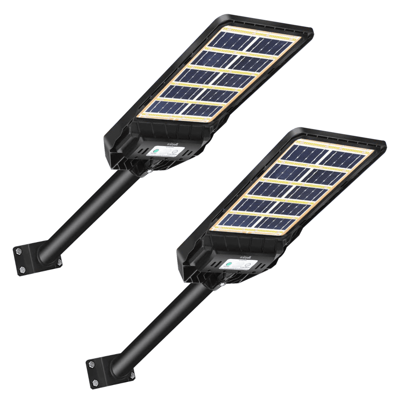 Solar Street Light 100W,Waterproof Dusk to Dawn Outdoor Lighting for Yard Garage Garden