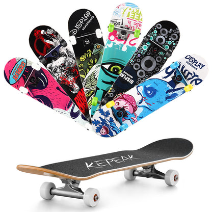 31" Pro Complete Skateboard,Suitable for Kids Boys and Girls Teens Skateboard for Kids Ages 6-12