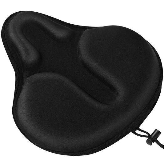 Kepeak Exercise Bike Seat Cover Large Wide Foam & Gel Padded Bicycle Saddle Cushion