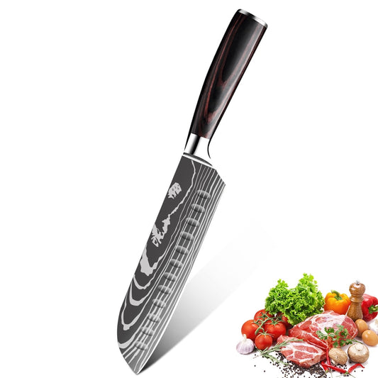 Kepeak Chef's Knife,Nimble Blade, Ideal for All-Around Food Preparation, Japanese Knife