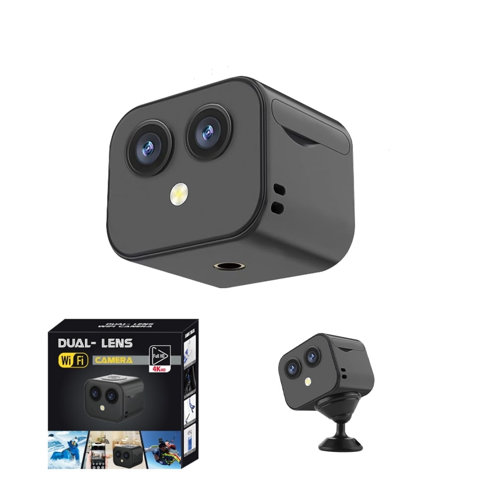 Kepeak Mini Camera, Dual Camera with Motion Detect,1080P Full HD Camera, Security Camera for Home,Drone,Car