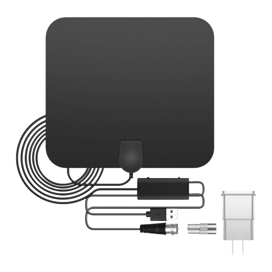 KEPEAK TV Antenna Newest 1080p HDTV Indoor Digital Amplified Up 3600 Miles, Black