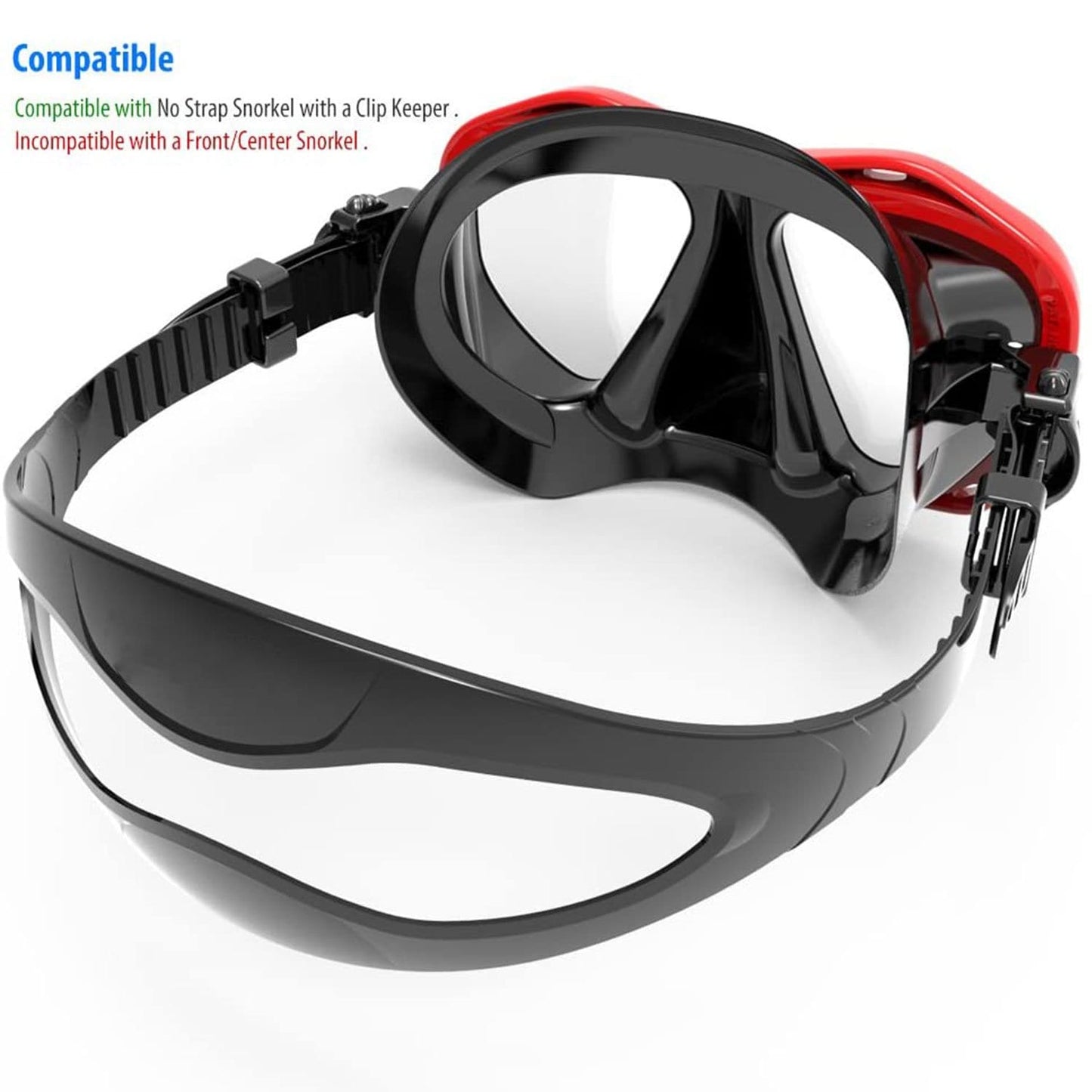 Kepeak Non-fog Snorkeling Diving Tempered Glass Mask Goggles - KEPEAK-Pro