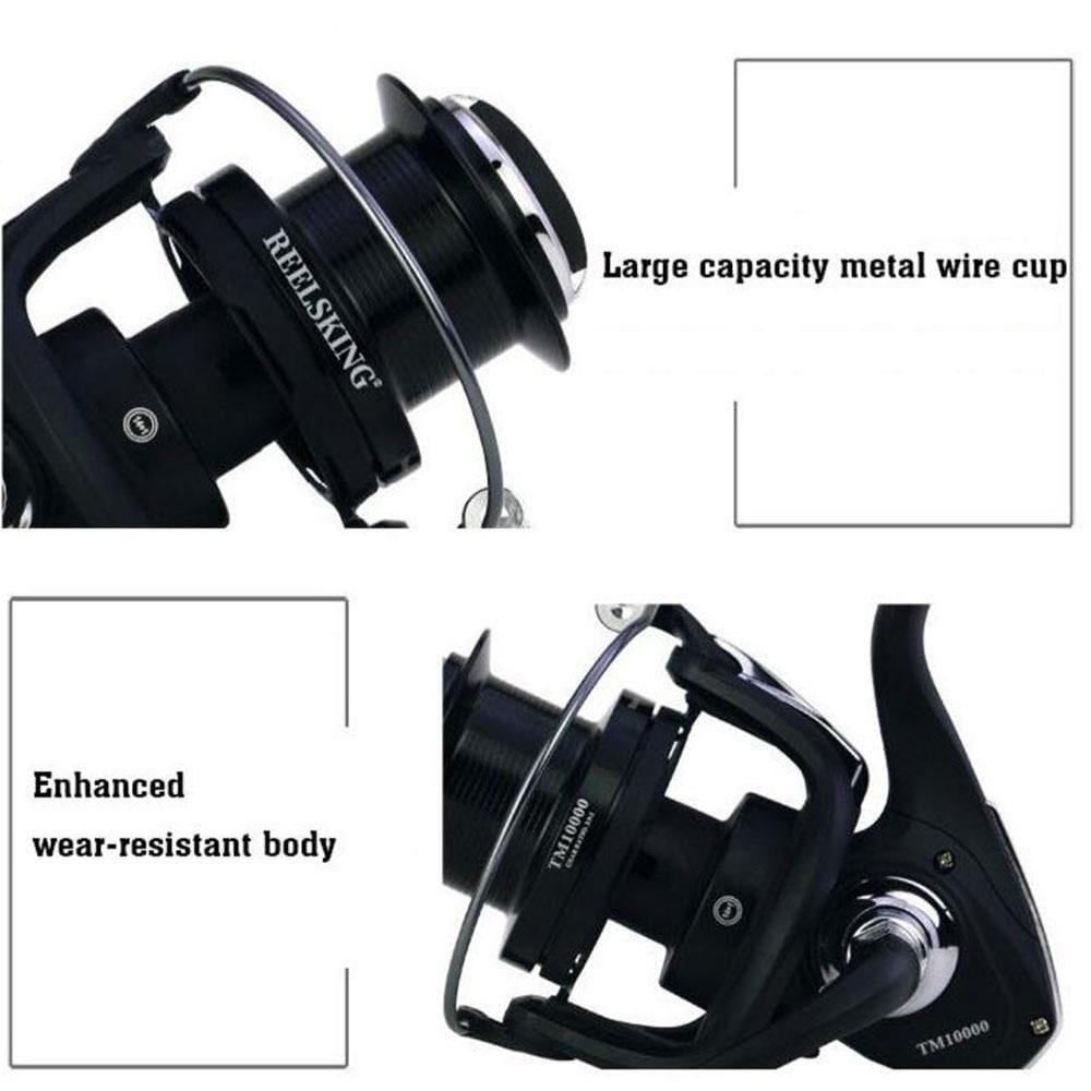 Kepeak TM8000-TM12000 Series New Metal Folding Rocker Fishing Reel - KEPEAK-Pro