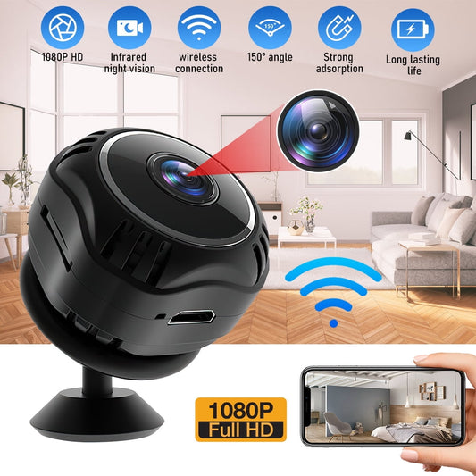 Kepeak 1080P Indoor Security Camera, Night Vision, Cloud & SD Card Storage, Wireless Wi-Fi Cam